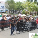 marcha por el respeto a la profesión periodistica