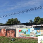 mural pintado en la pared norte del idaan w
