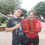 Jean Carlos Cortés junto a su instructor Chan Pérez,